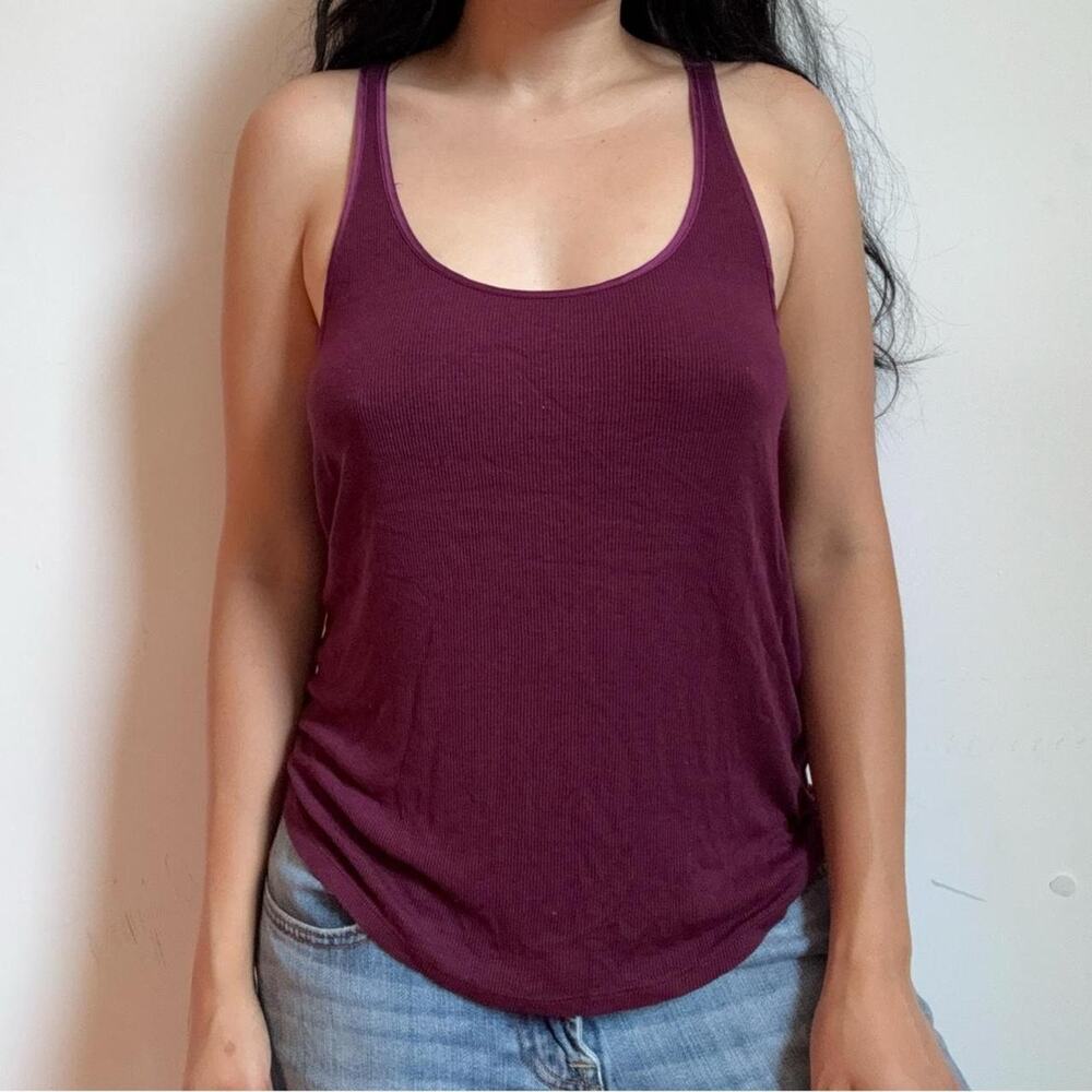 Victorias secret purple racerback tank top